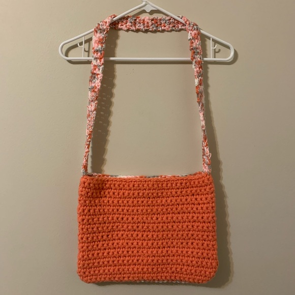 Crossbody Bag Crocheted Handmade - Picture 2 of 16